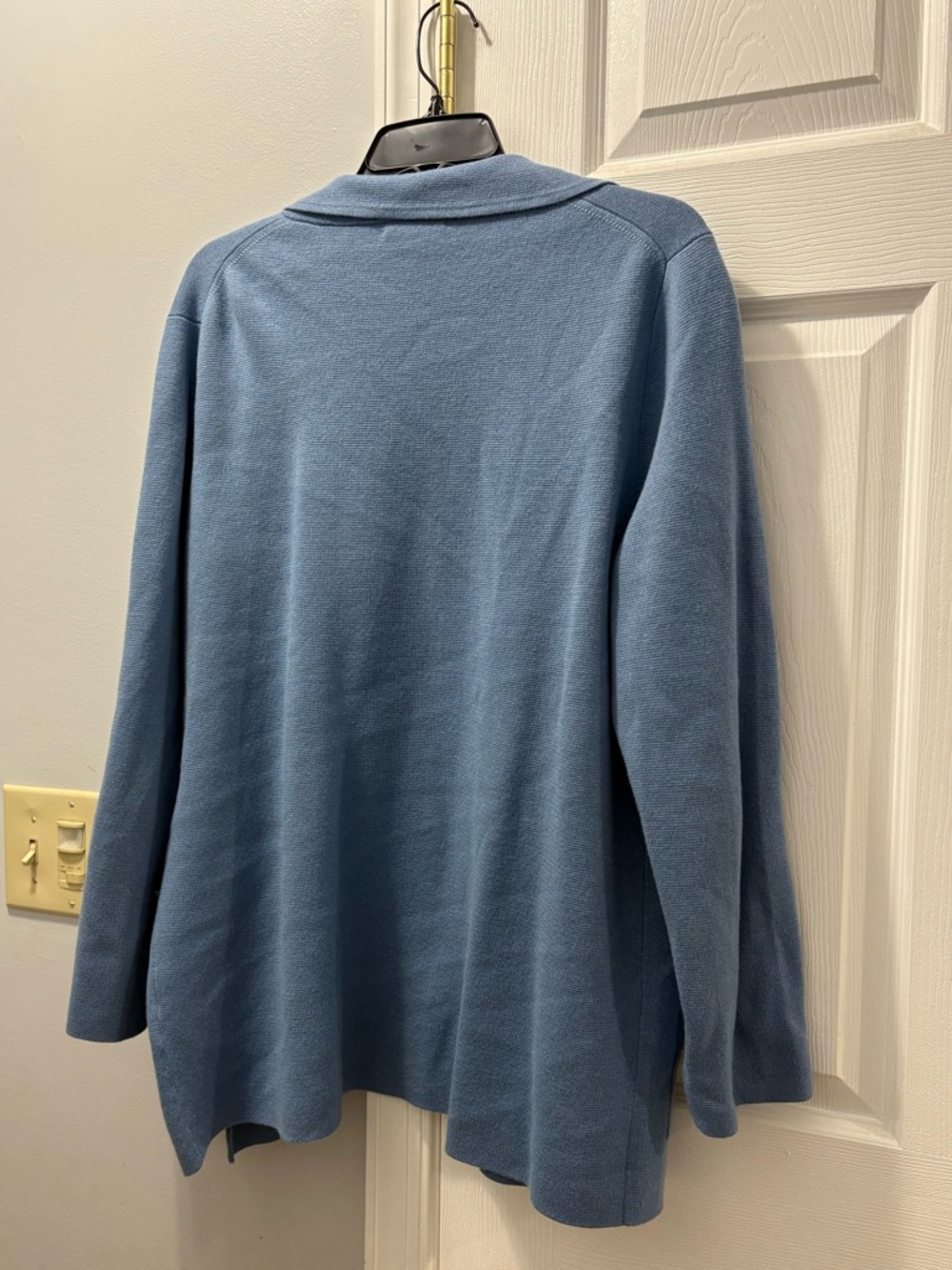 J. Crew Eloise Sweater Blazer Cardigan In Courier Blue Size Medium NWOT - Picture 3 of 5
